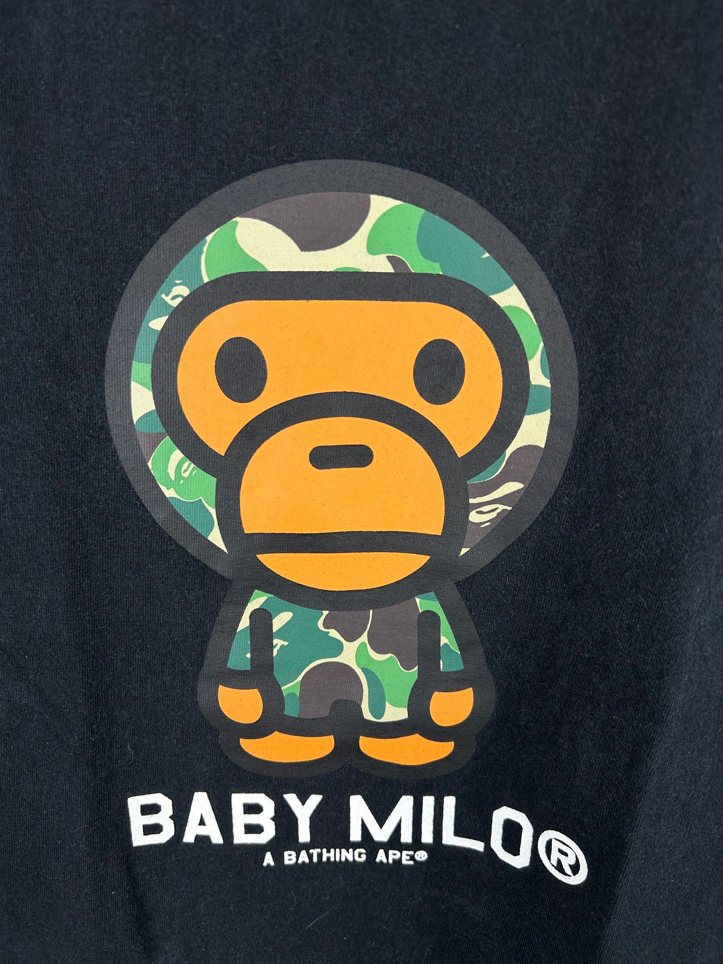 Bape Milo Camo print T-Shirt Size: X-Large