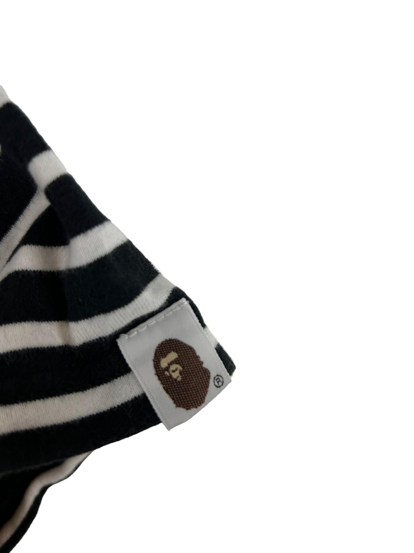 Bape Stripe Collage Logo Print T-Shirt Size: L