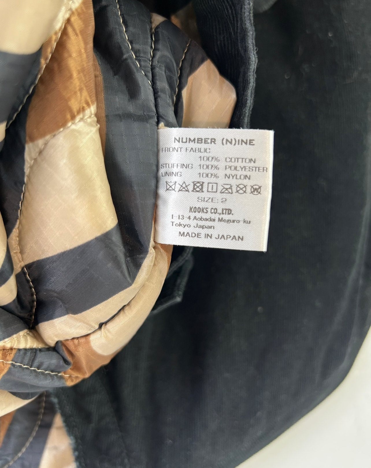 OG Number Nine Puffer Jacket Size: 2