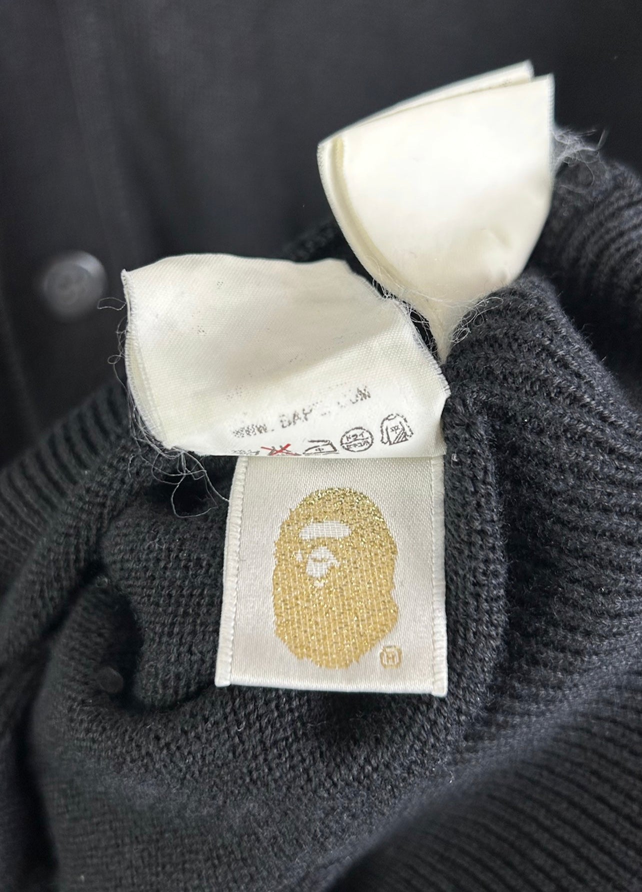 Bape One Point Logo Cardigan Size: M