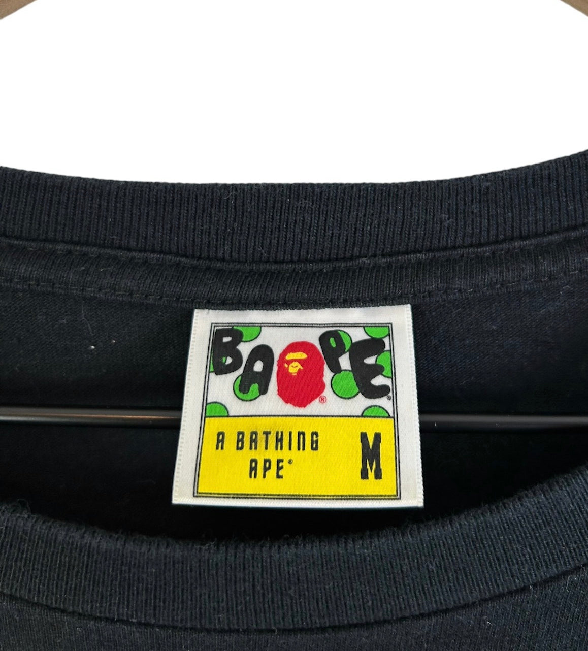 Bape Big Head National Flag Logo L/S T-Shirt