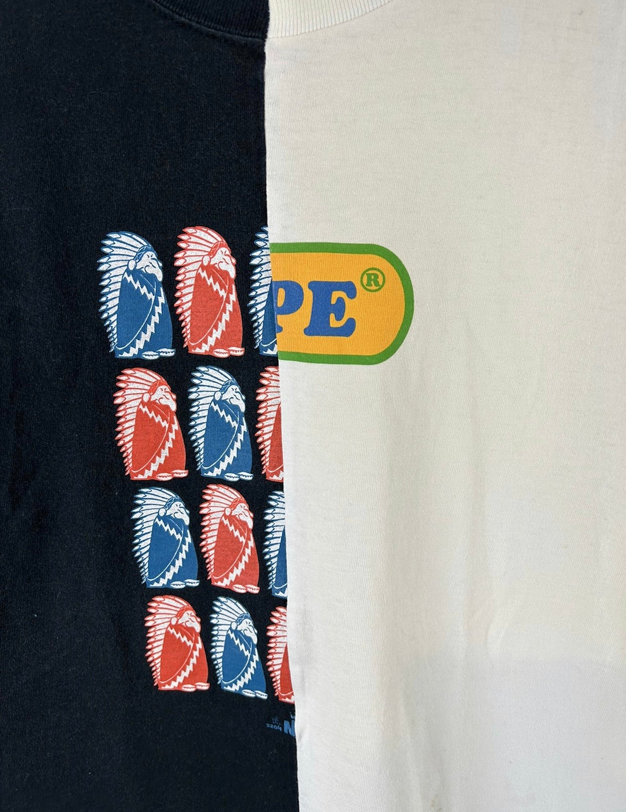 OG Bape x Neighborhood Docking Print T-Shirt Size: L