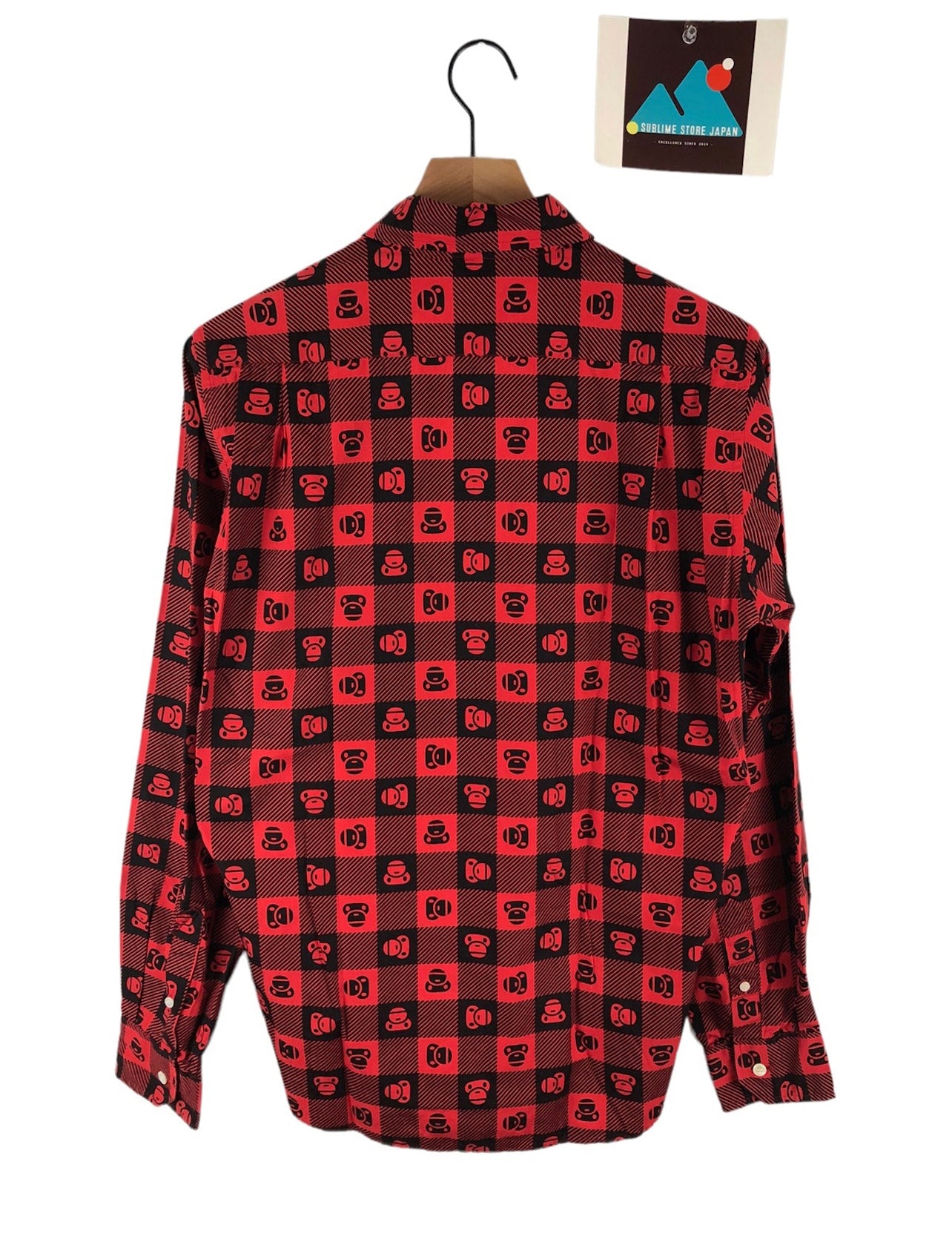 Bape Milo Multi Logo Button Shirt Size: M