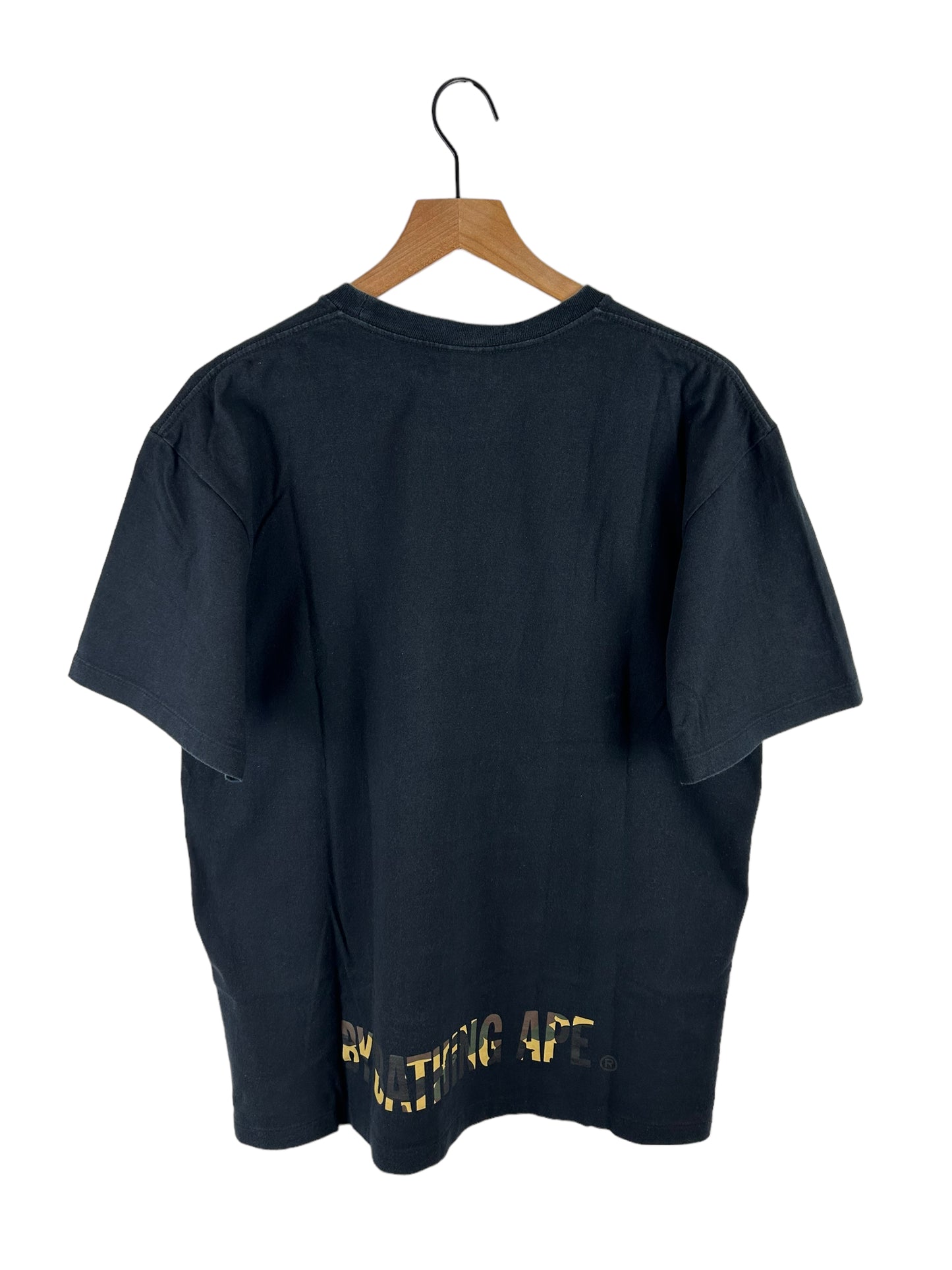 Bape 1st Camo Face Logo Print T-Shirt Size: XL