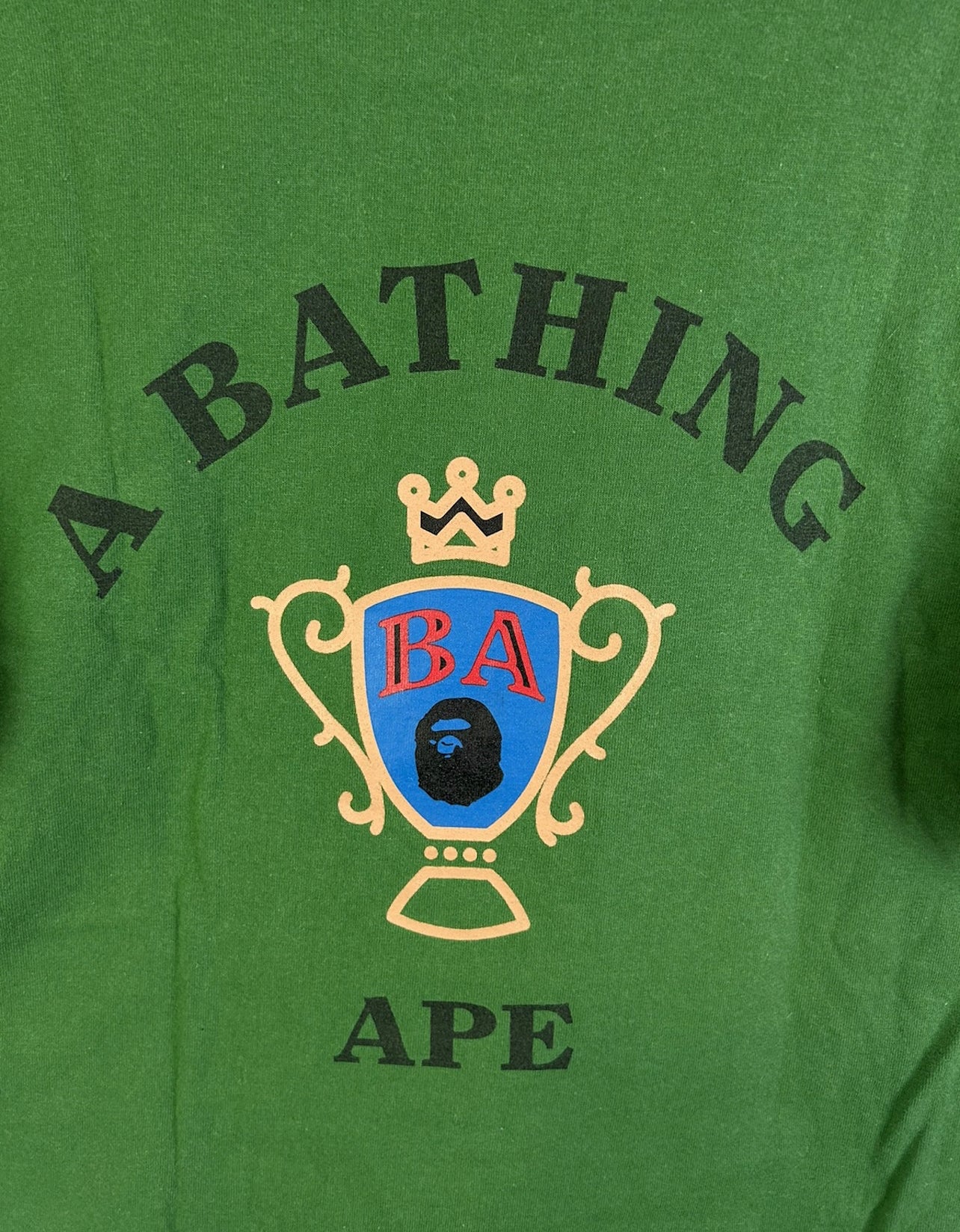 OG Bape Trophy Print T-Shirt Size: M