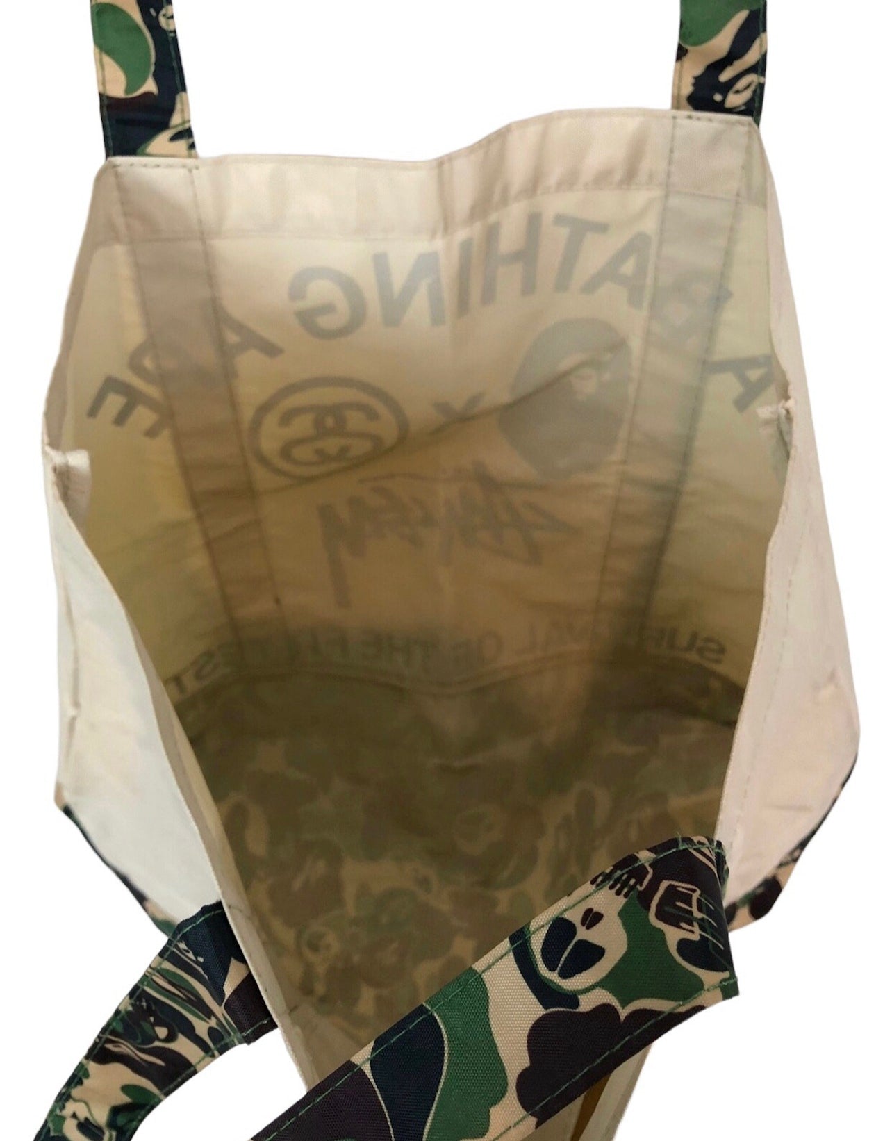 2011 Bape x Stussy Nylon Tote Bag