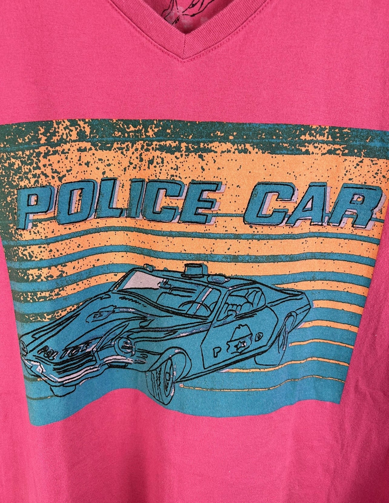 Hysteric Glamour Andy Warhol Police Car Print T-Shirt Size: L