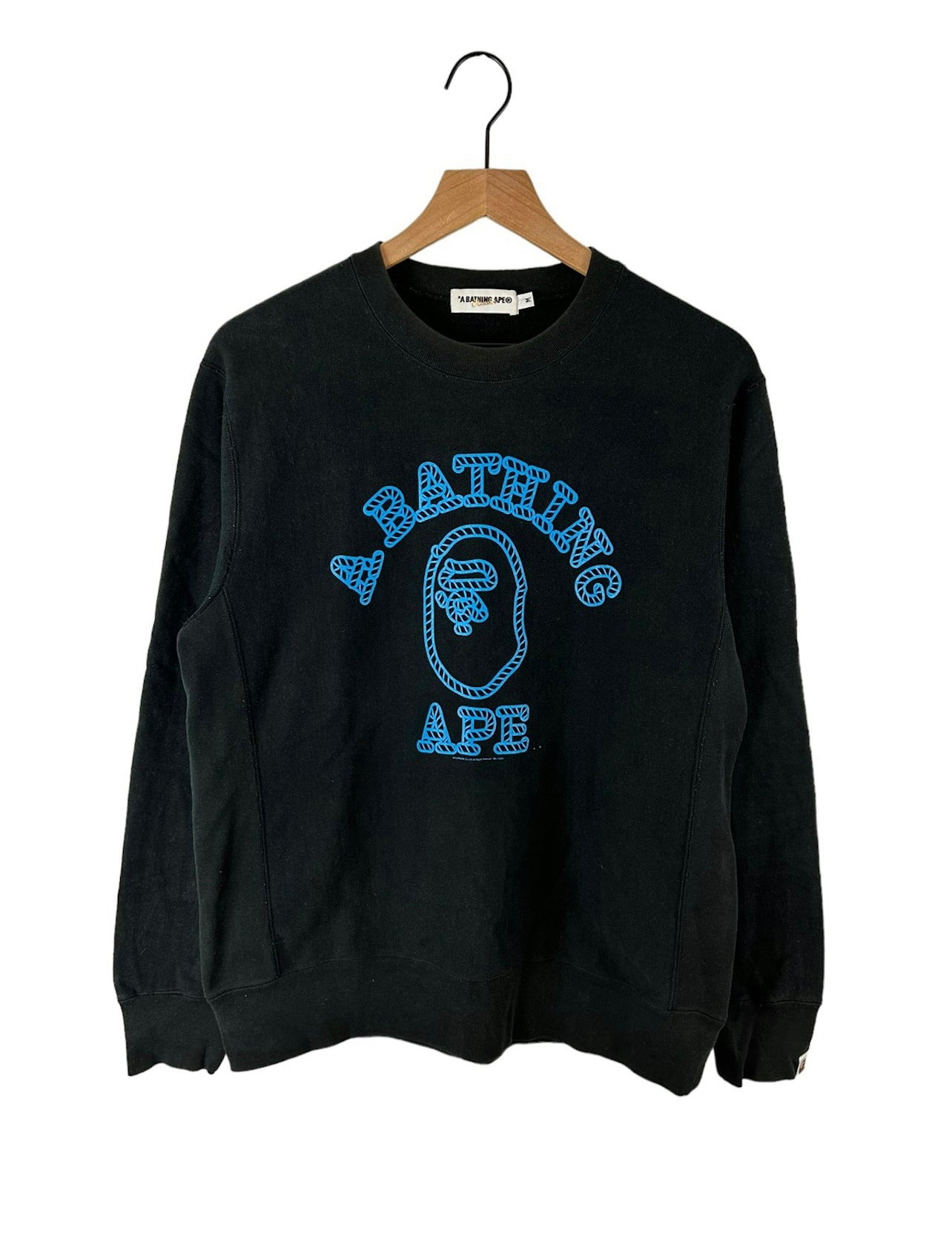 2009 Bape Rope Logo Collage Logo Sweatshirt