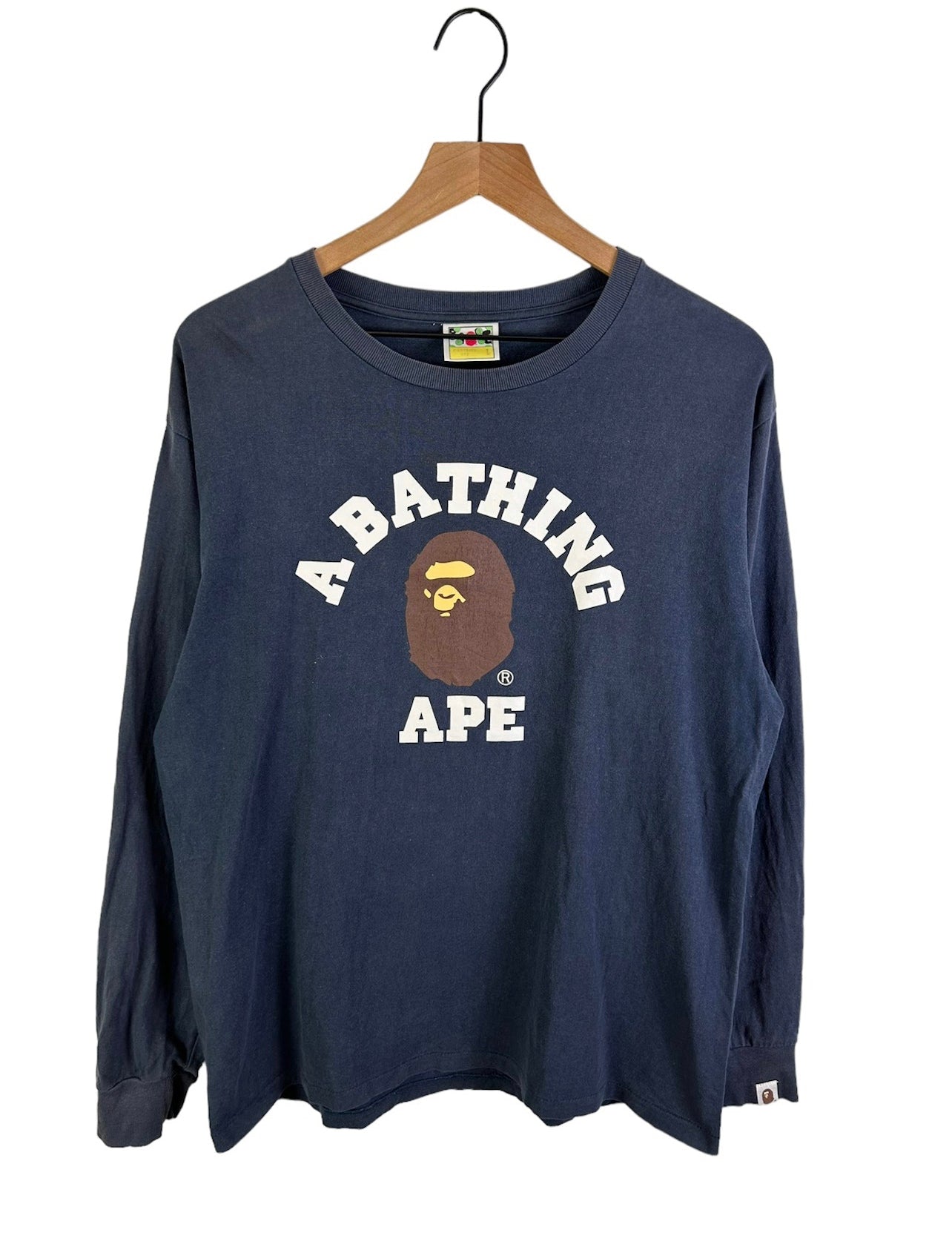 Bape Collage Logo Print L/S T-Shirt