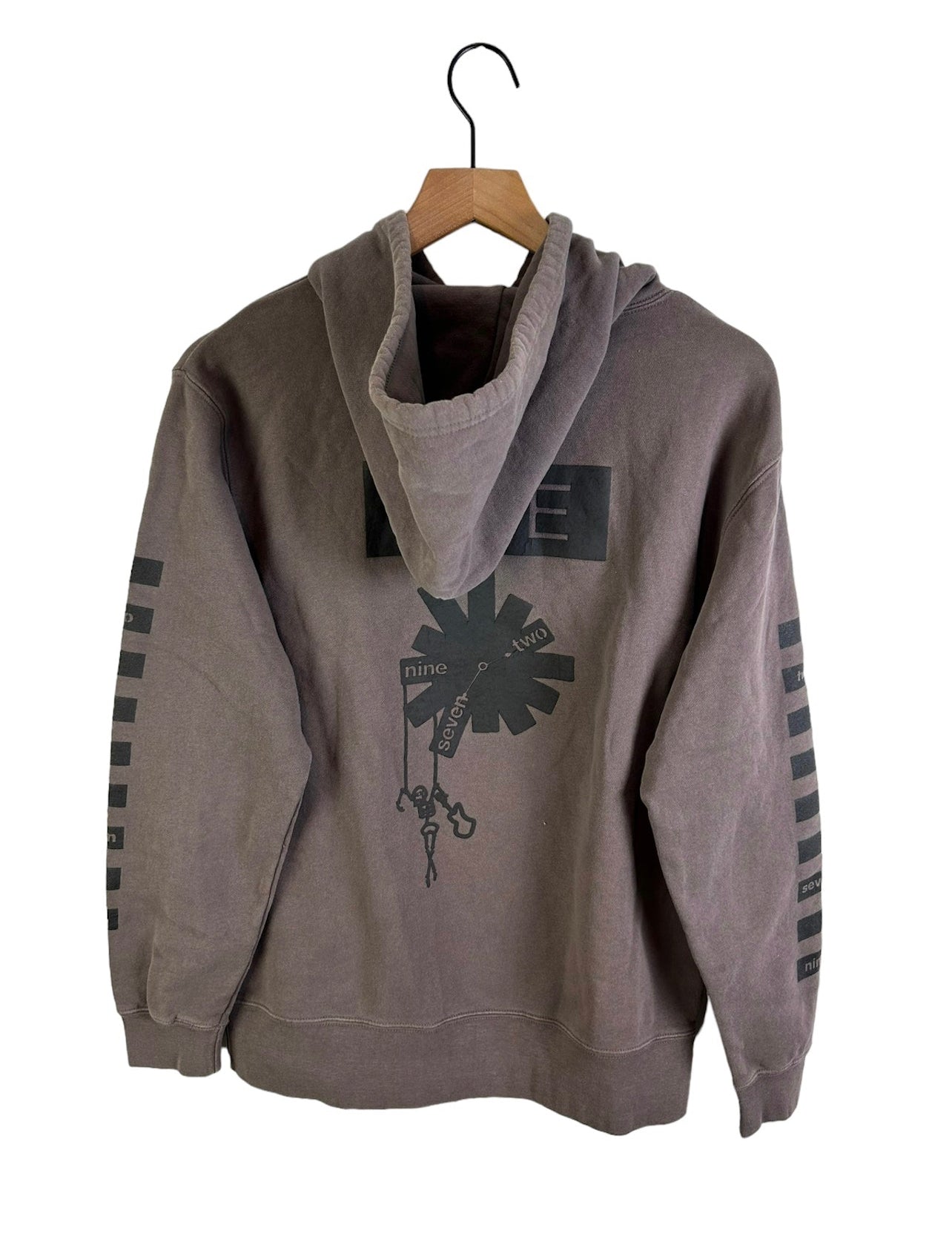 Number Nine Live Back Print Hoodie Size: 3