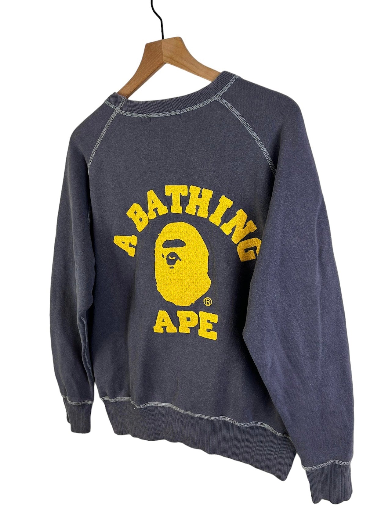 OG Bape Embroidery Big Head Logo Sweatshirts Size: M