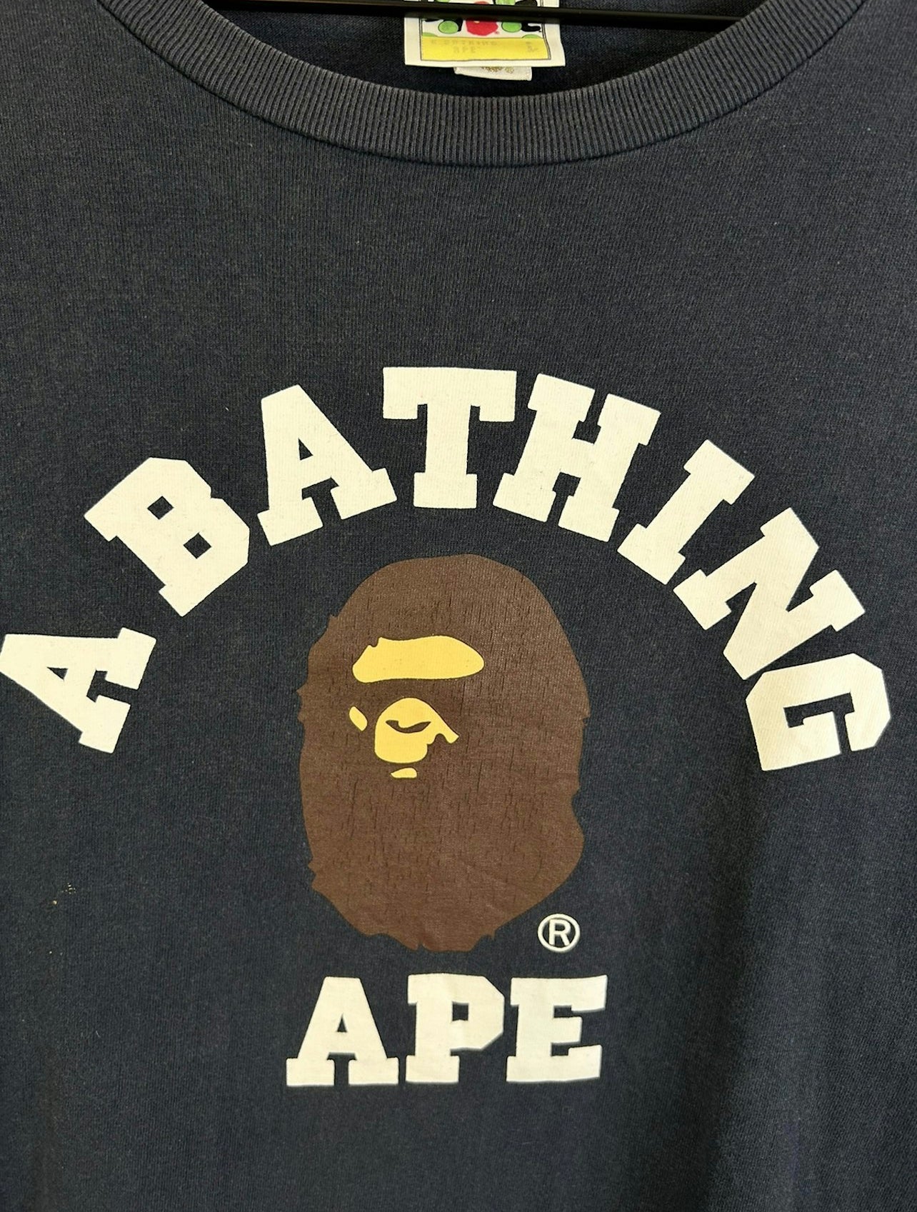 Bape Collage Logo Print L/S T-Shirt