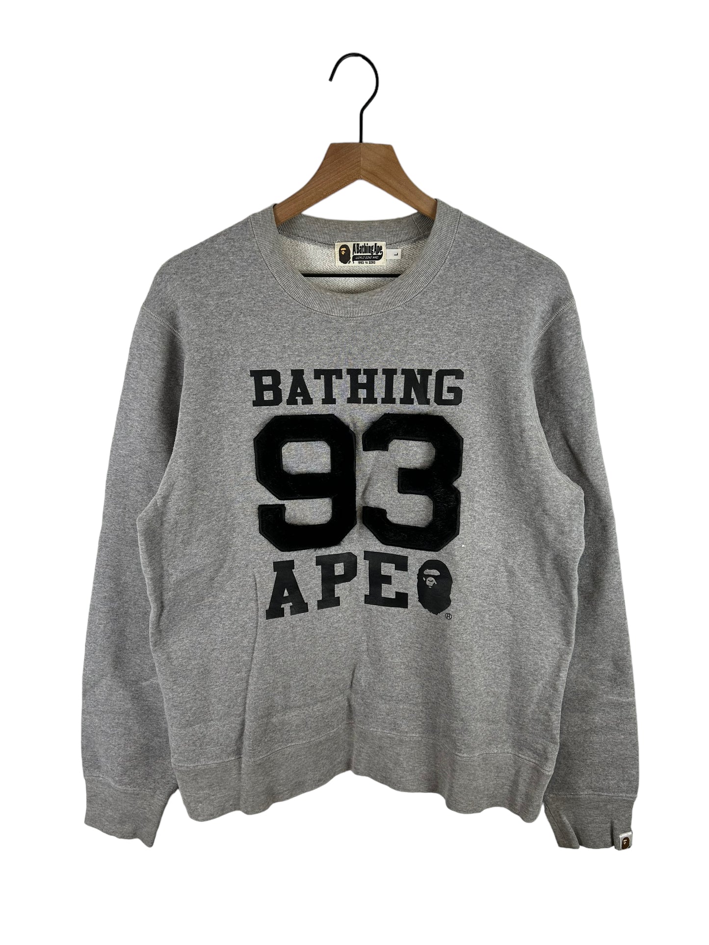 Bape Fur Logo Sweatshirt Size: L