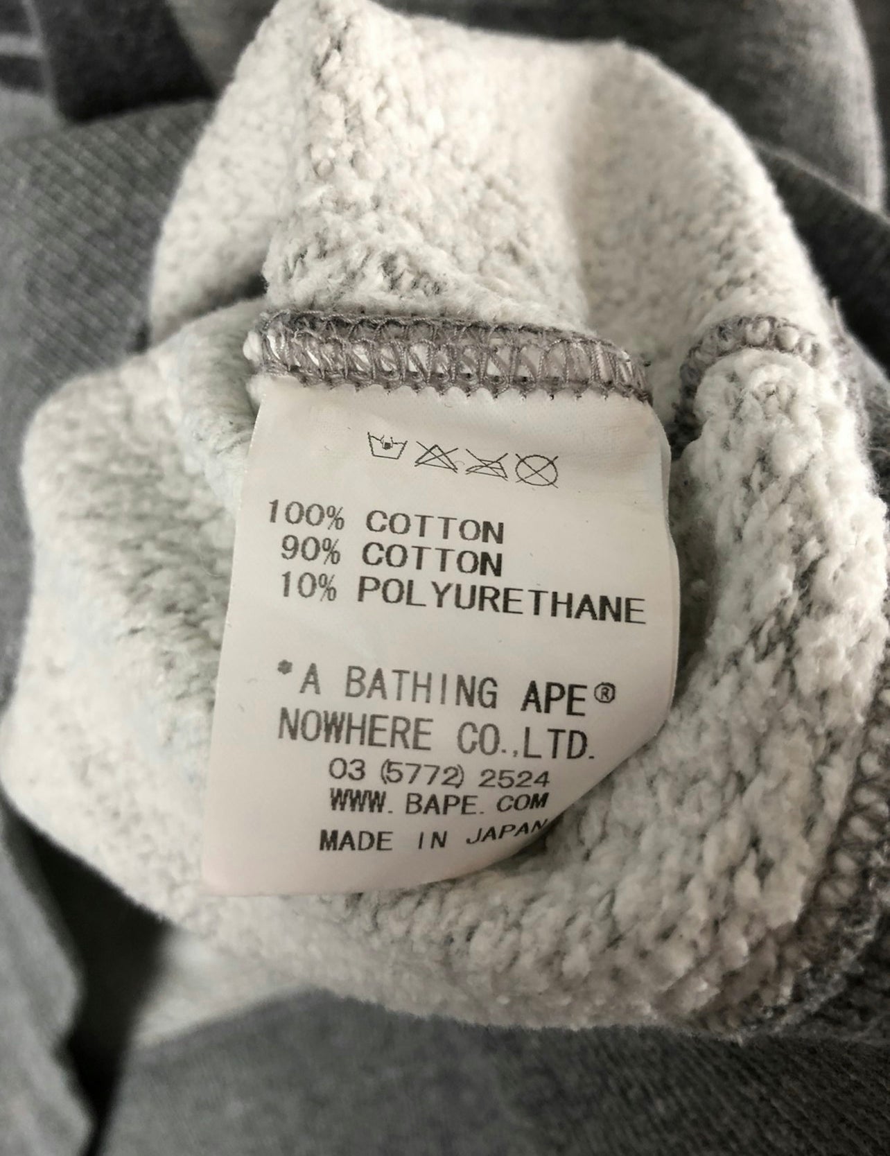 OG Bape Busy Works Logo Sweatshirt Size: M