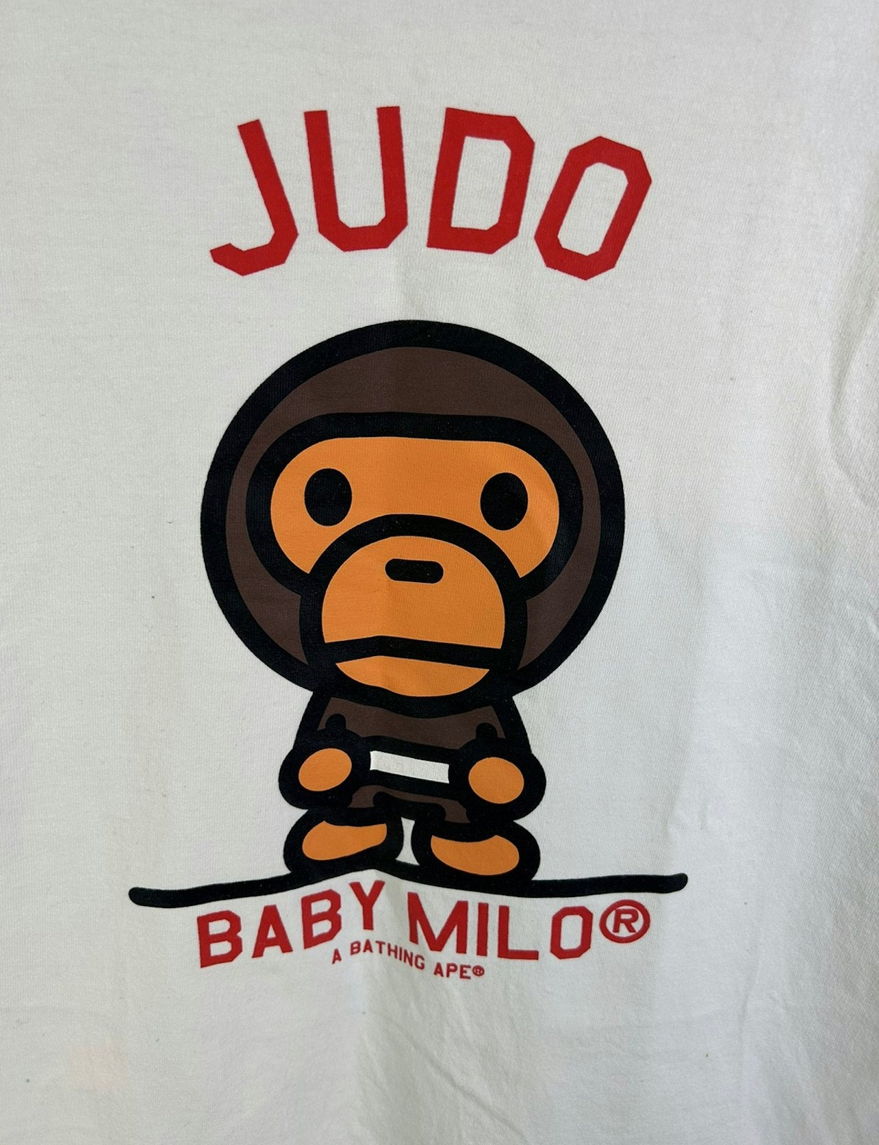 Bape Judo Milo Print T-Shirt Size: M