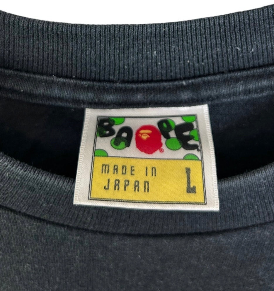 2008 Bape Milo Pompadour Print T-Shirt Size: L