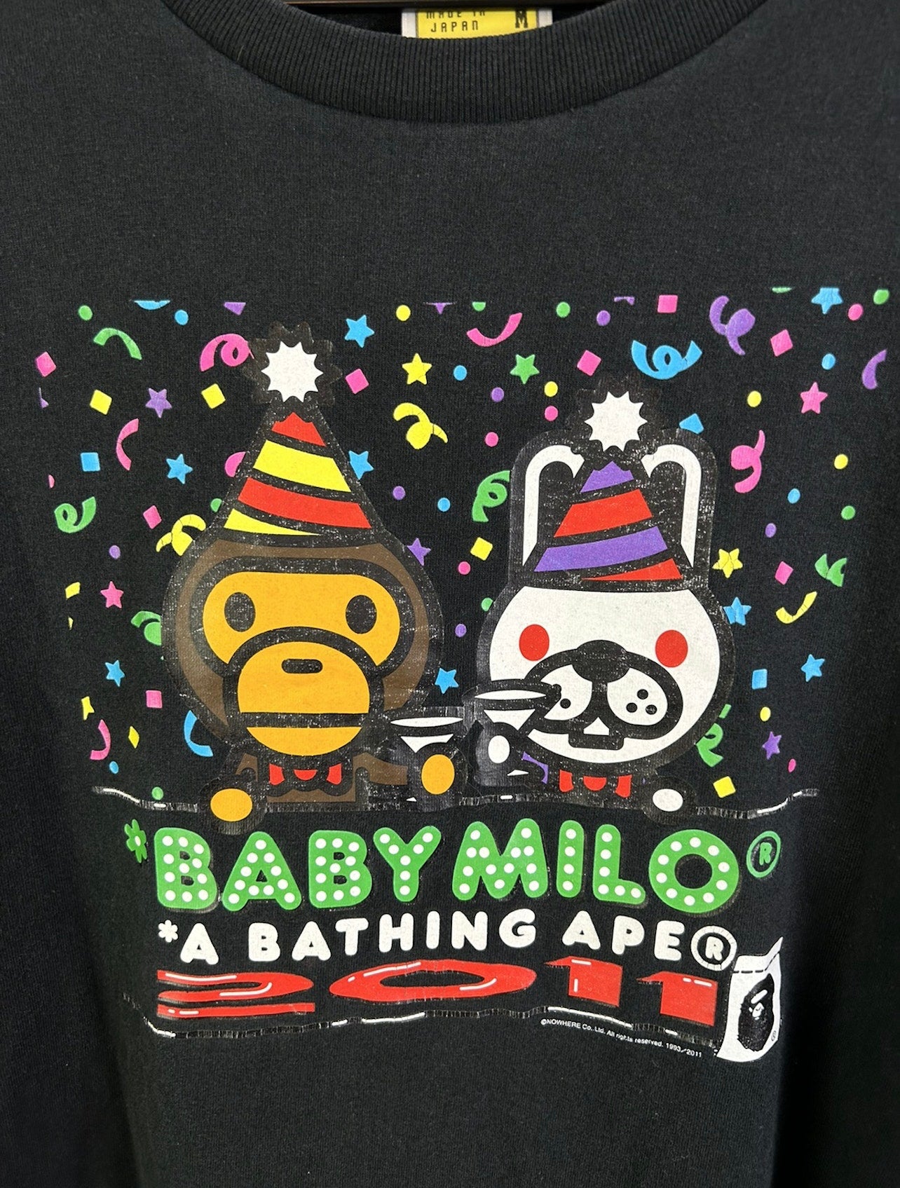 2011 Bape Milo Print T-Shirts
