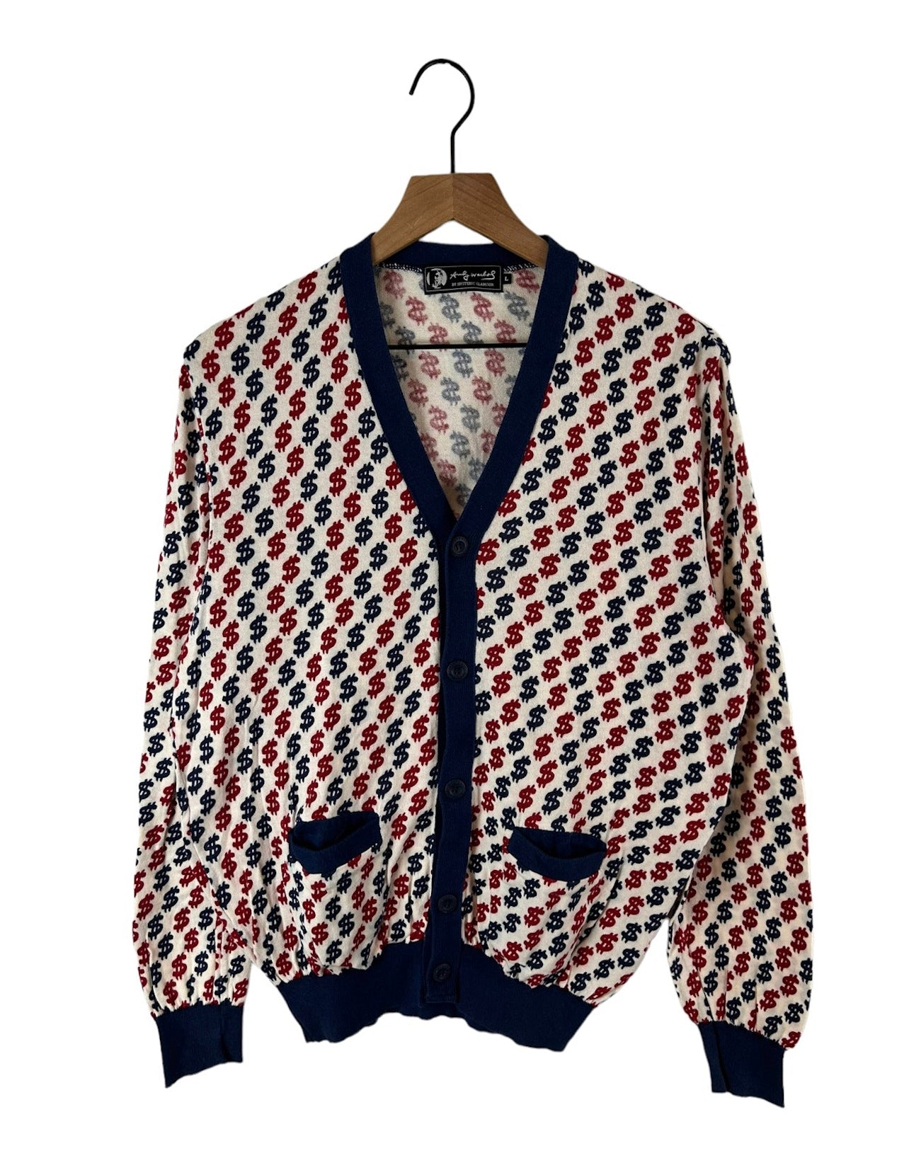 Hysteric Glamour $ Logo Cardigan Size: L