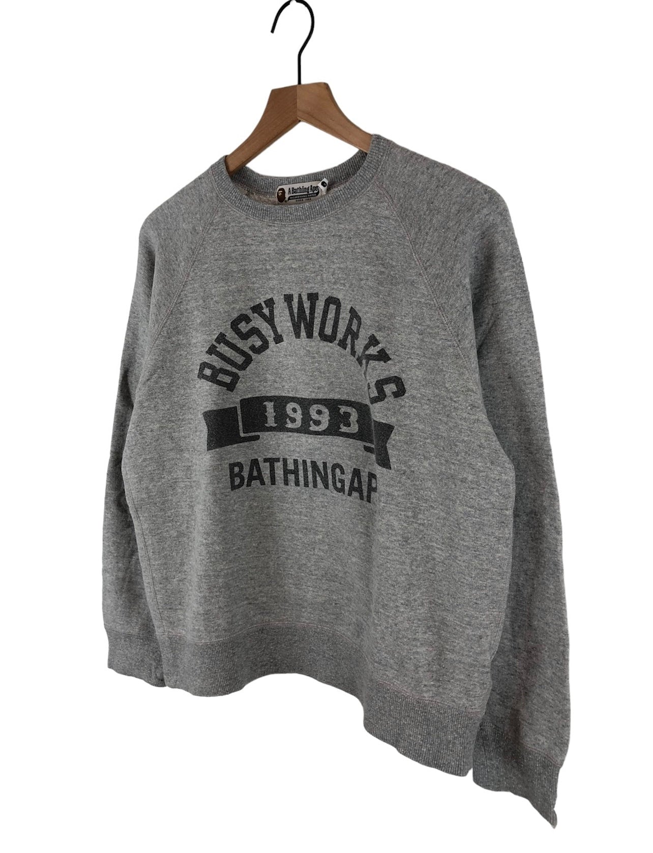OG Bape Busy Works Logo Sweatshirt Size: M