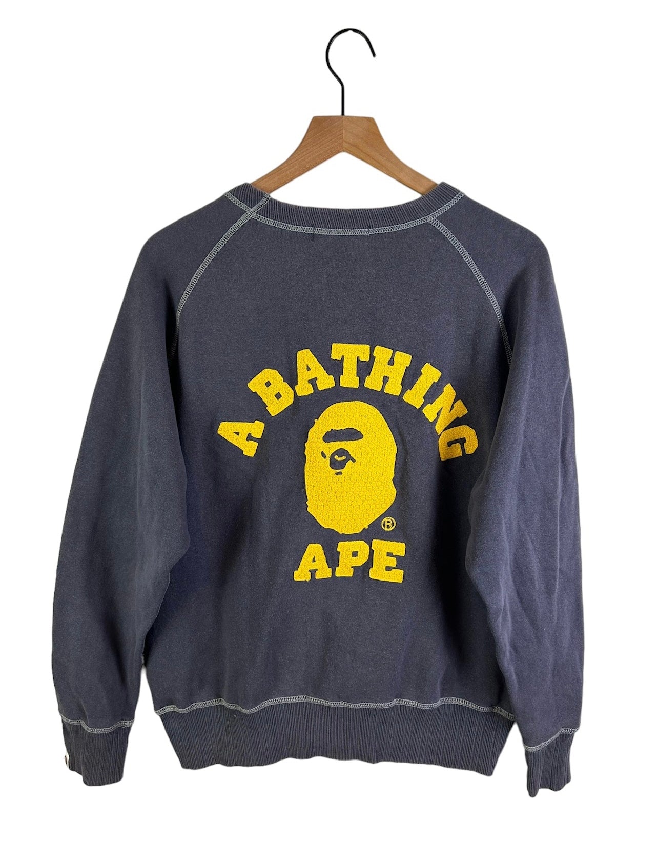 OG Bape Embroidery Big Head Logo Sweatshirts Size: M