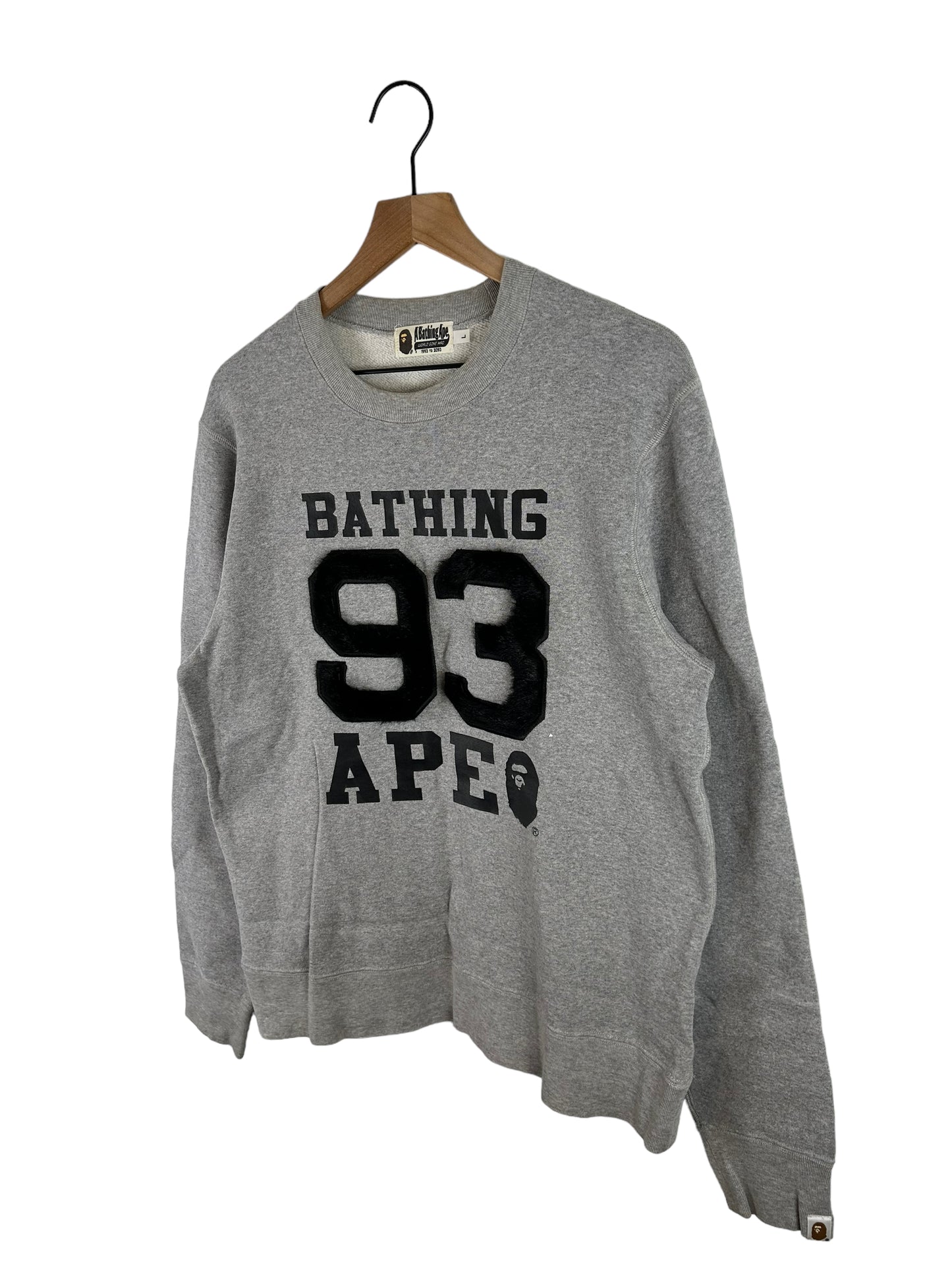 Bape Fur Logo Sweatshirt Size: L