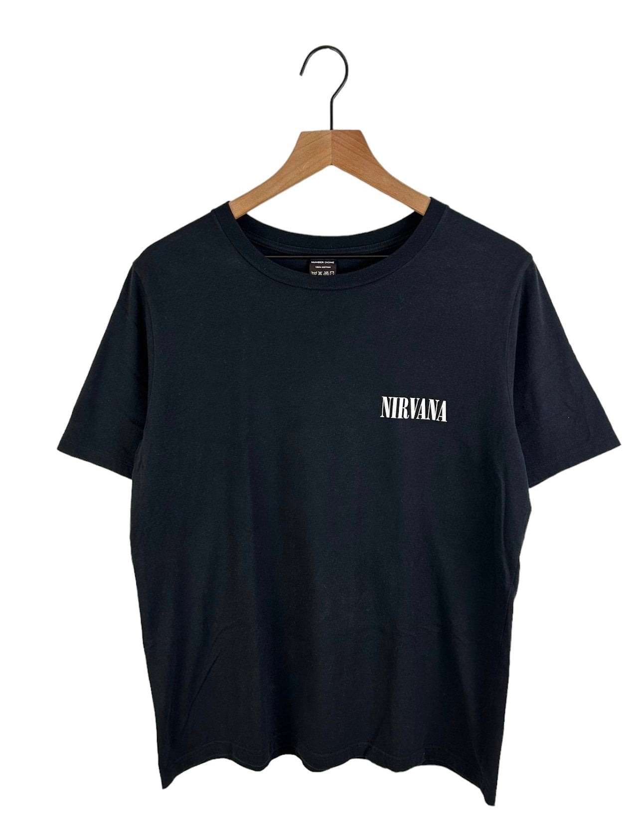 Number Nine x Nirvana Back Logo Print T-Shirts Size: 3