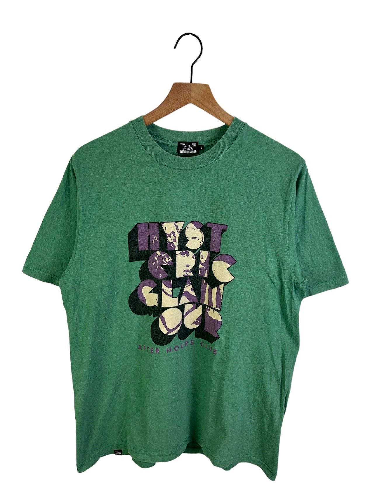 Hysteric Glamour Inspired Clock Work Orange Logo T-Shirt Size: L