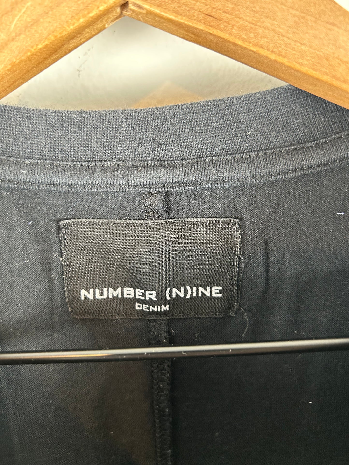 Number Nine Back Logo Print T-Shirt Size: 3