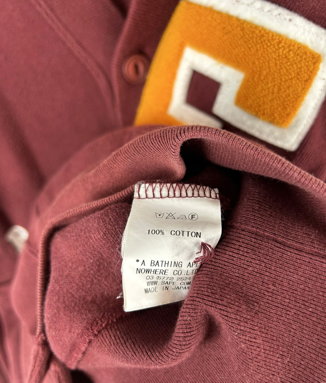 OG Bape Patch Button Cardigan Size: L