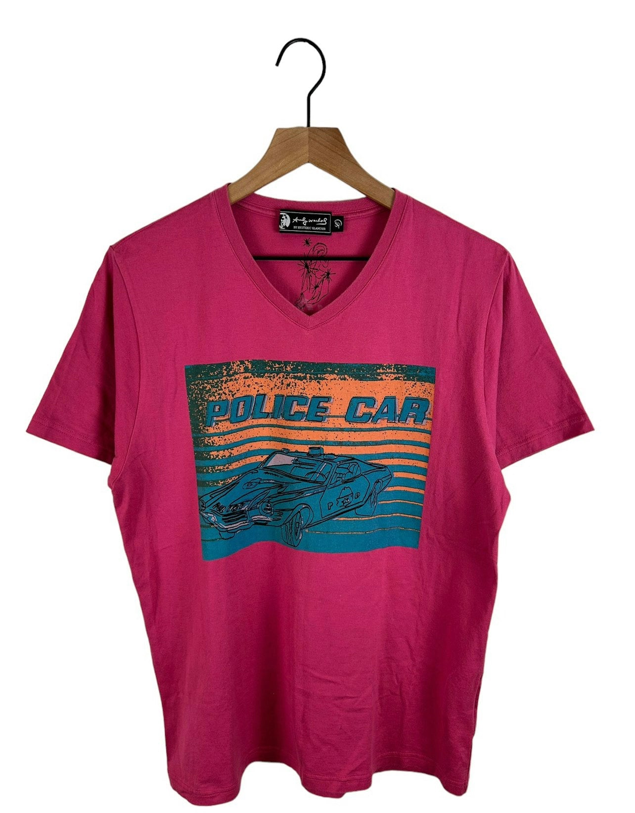 Hysteric Glamour Andy Warhol Police Car Print T-Shirt Size: L