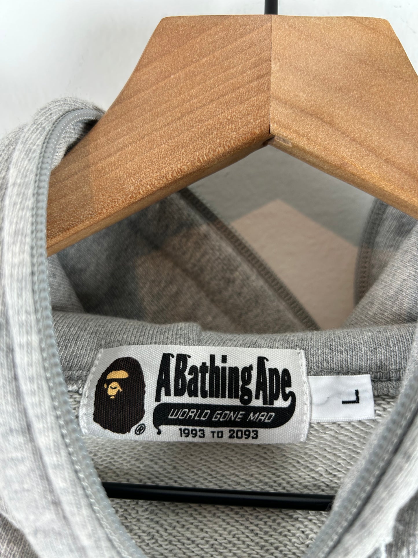 Bape BUSY OPERTR Full Zip Hoodie Size: L