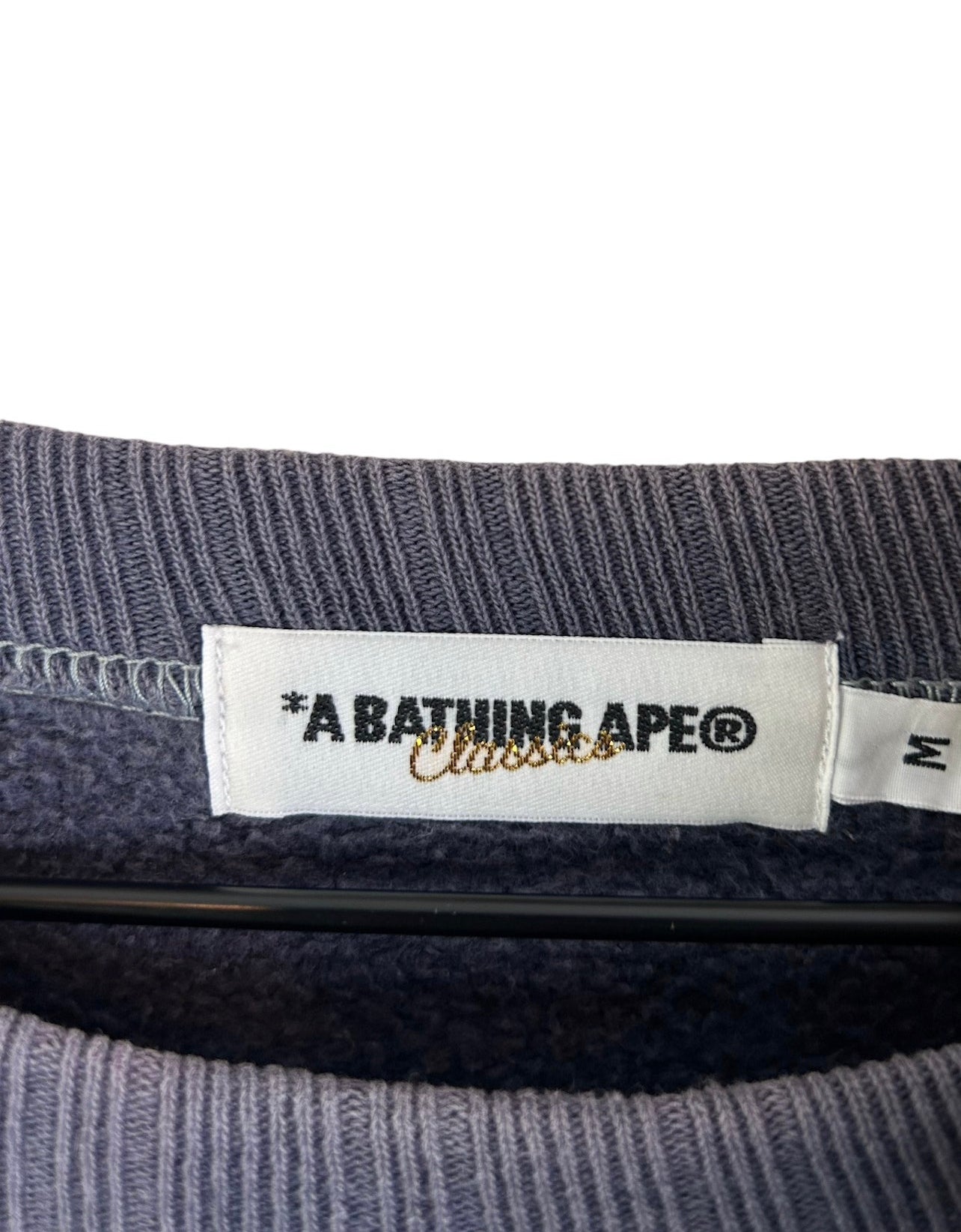 OG Bape Embroidery Big Head Logo Sweatshirts Size: M