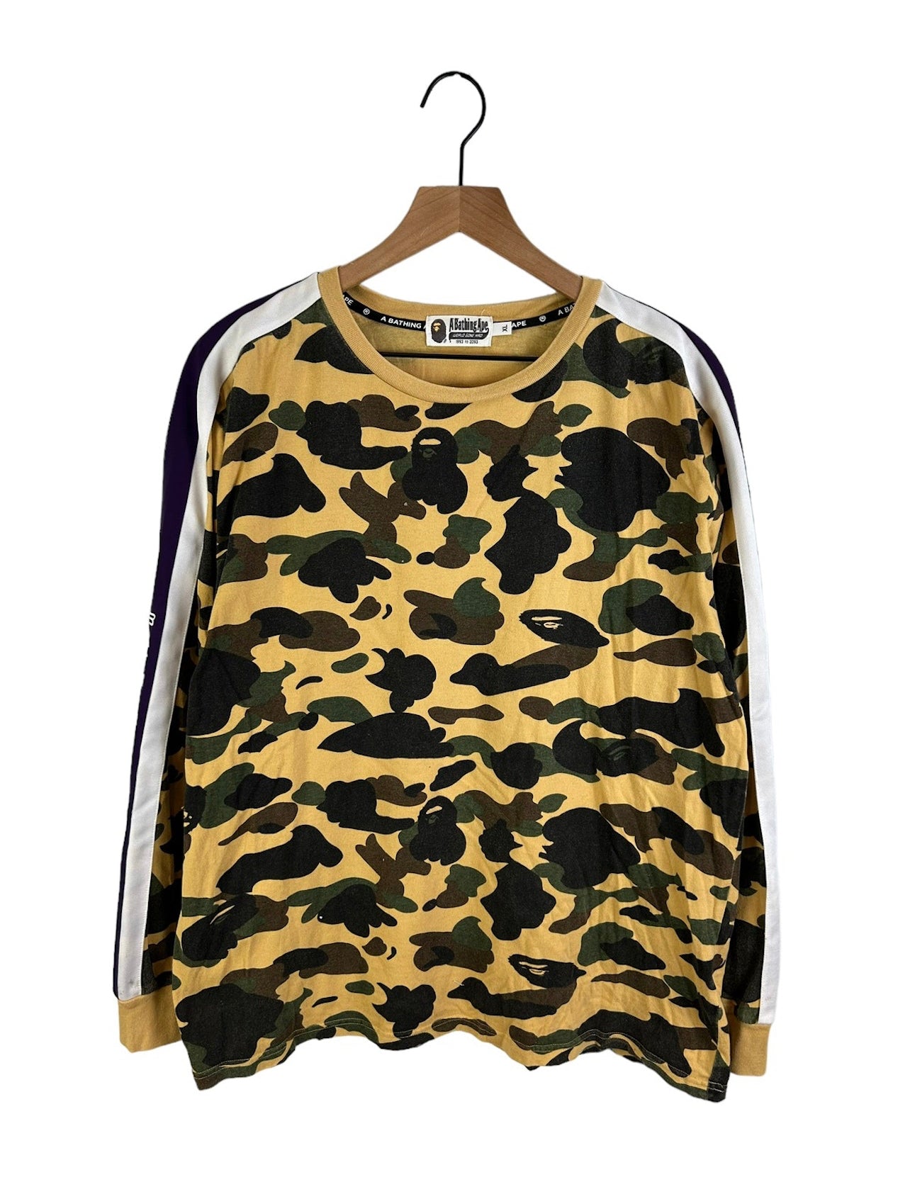 Bape 1st Camo L/S T-Shirt Size: X-Large