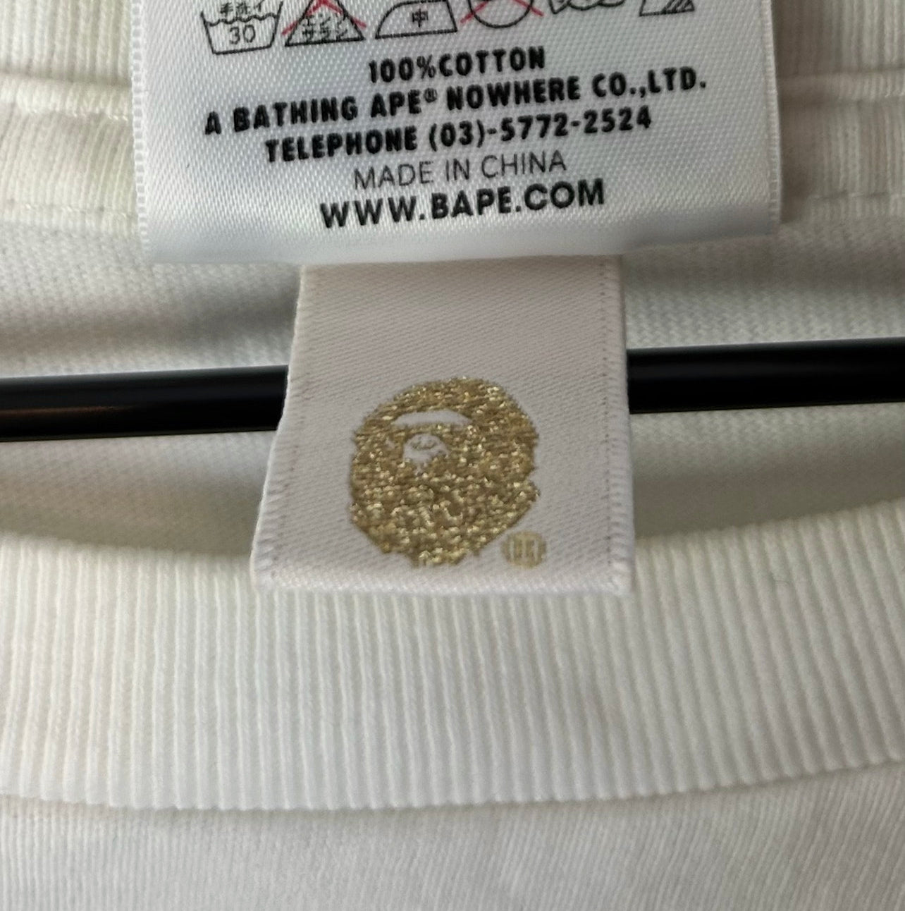 Bape Inspired NYC Logo Print T-Shirt Size: M