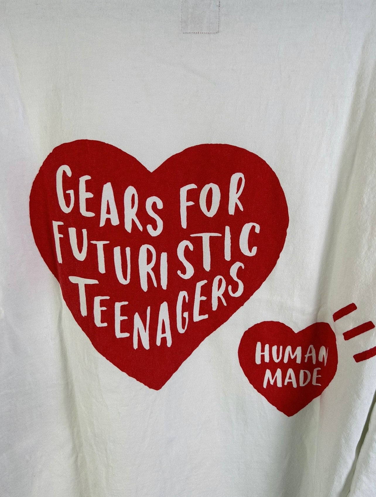 Human Made Heart Logo Print L/S T-Shirt