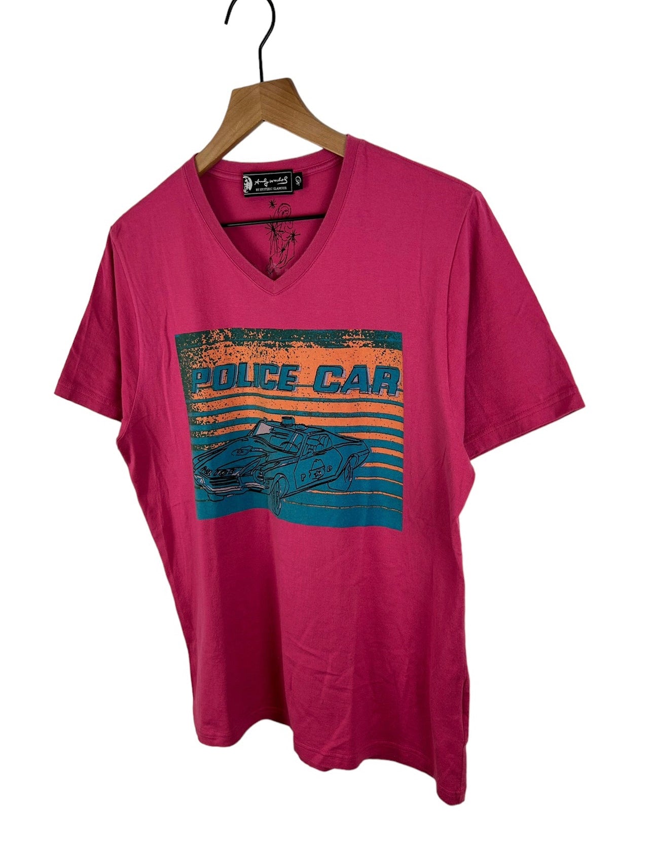 Hysteric Glamour Andy Warhol Police Car Print T-Shirt Size: L