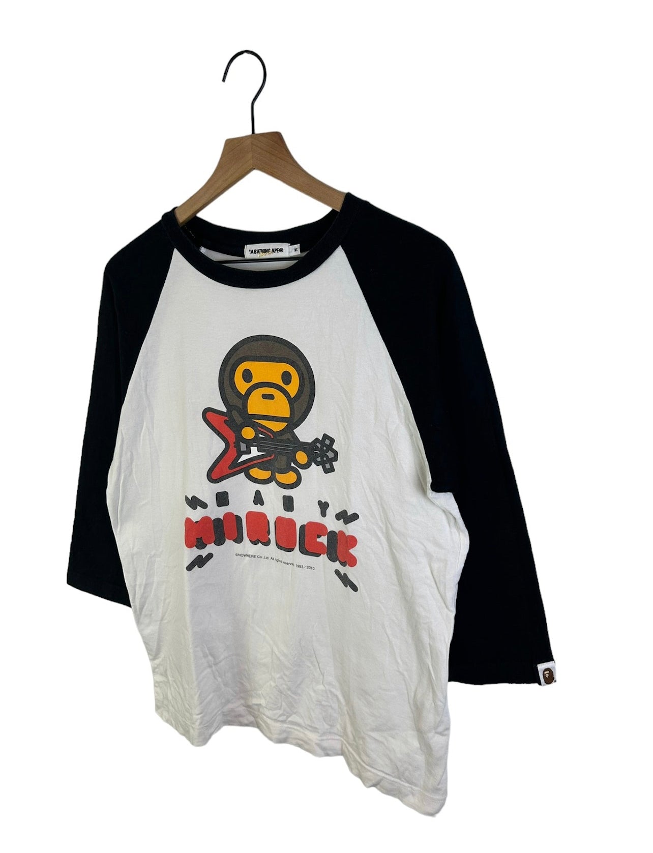 2010 Bape Mirock Print T-Shirts Size: M