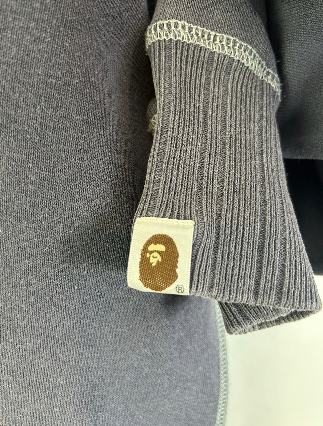 OG Bape Embroidery Big Head Logo Sweatshirts Size: M