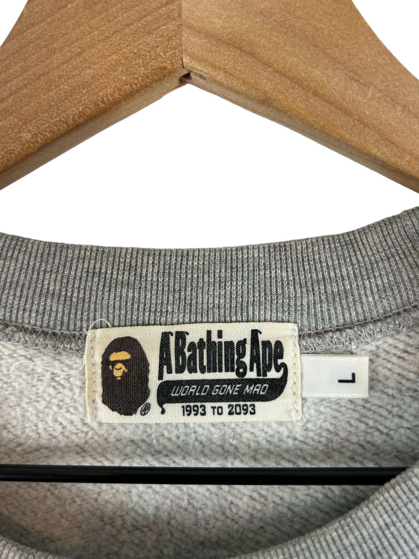 Bape Fur Logo Sweatshirt Size: L