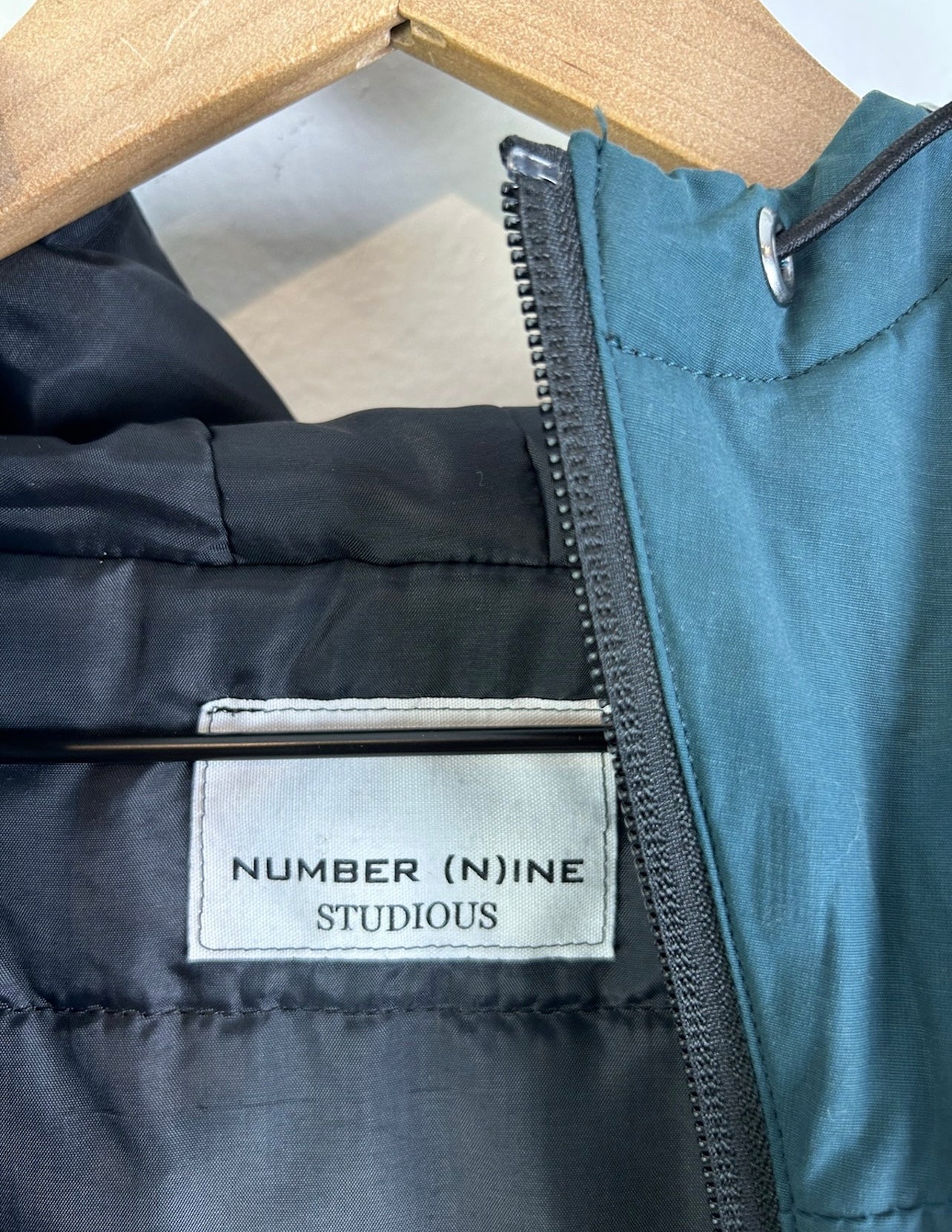Number Nine Logo Puffer Jacket
