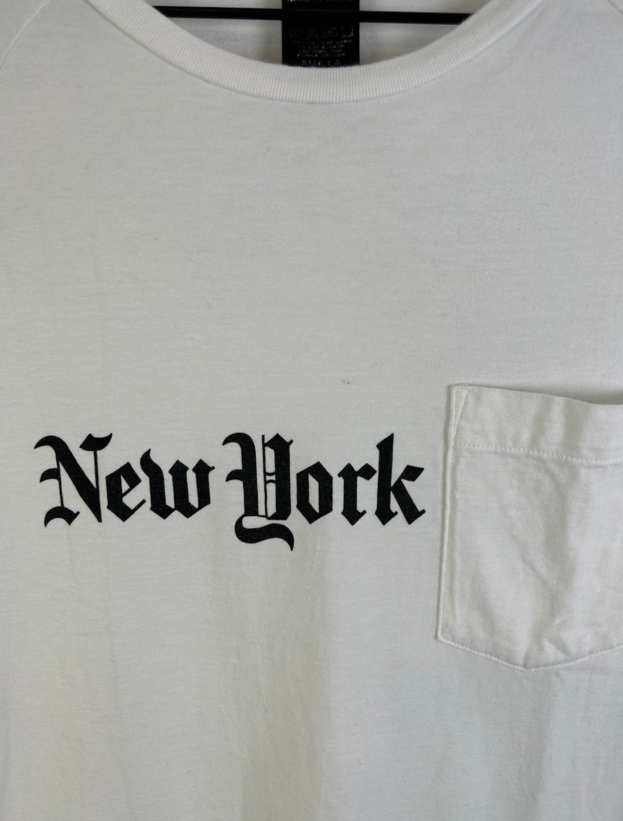 Number Nine New York Print Logo T-Shirt Size: M