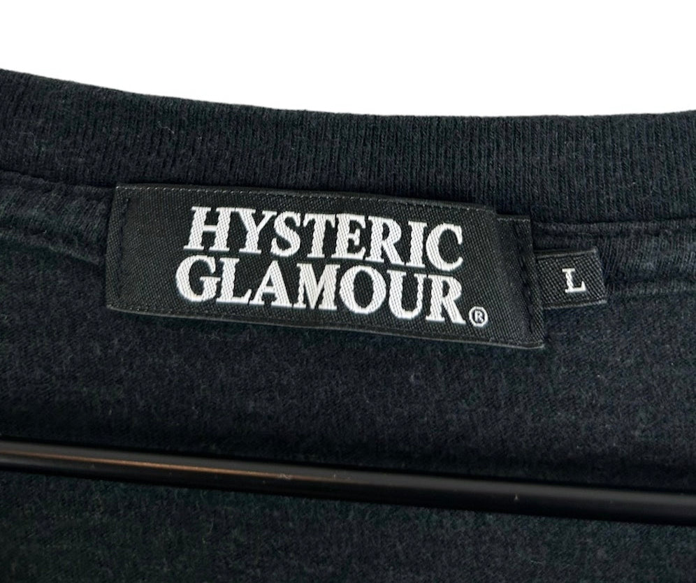 Hysteric Glamour Sound Vibration Girl Print T-Shirt Size: L