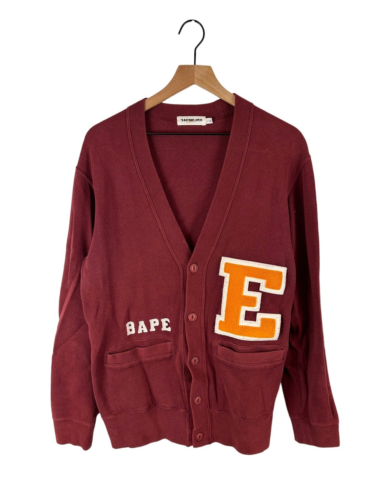 OG Bape Patch Button Cardigan Size: L