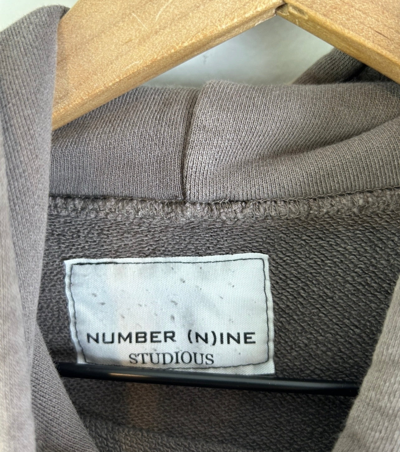 Number Nine Live Back Print Hoodie Size: 3