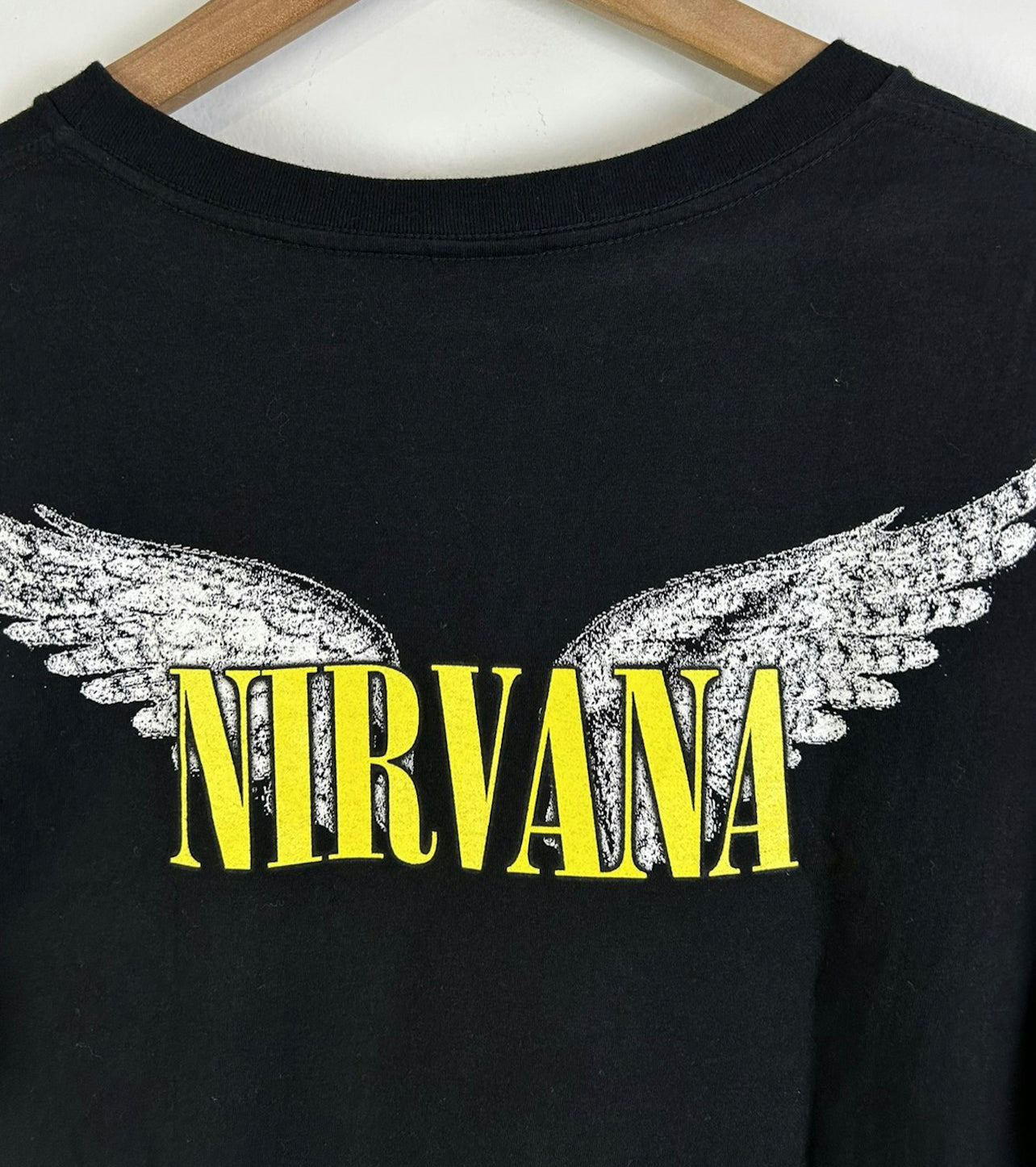 Number Nine x Nirvana Back Logo Print T-Shirts Size: 3