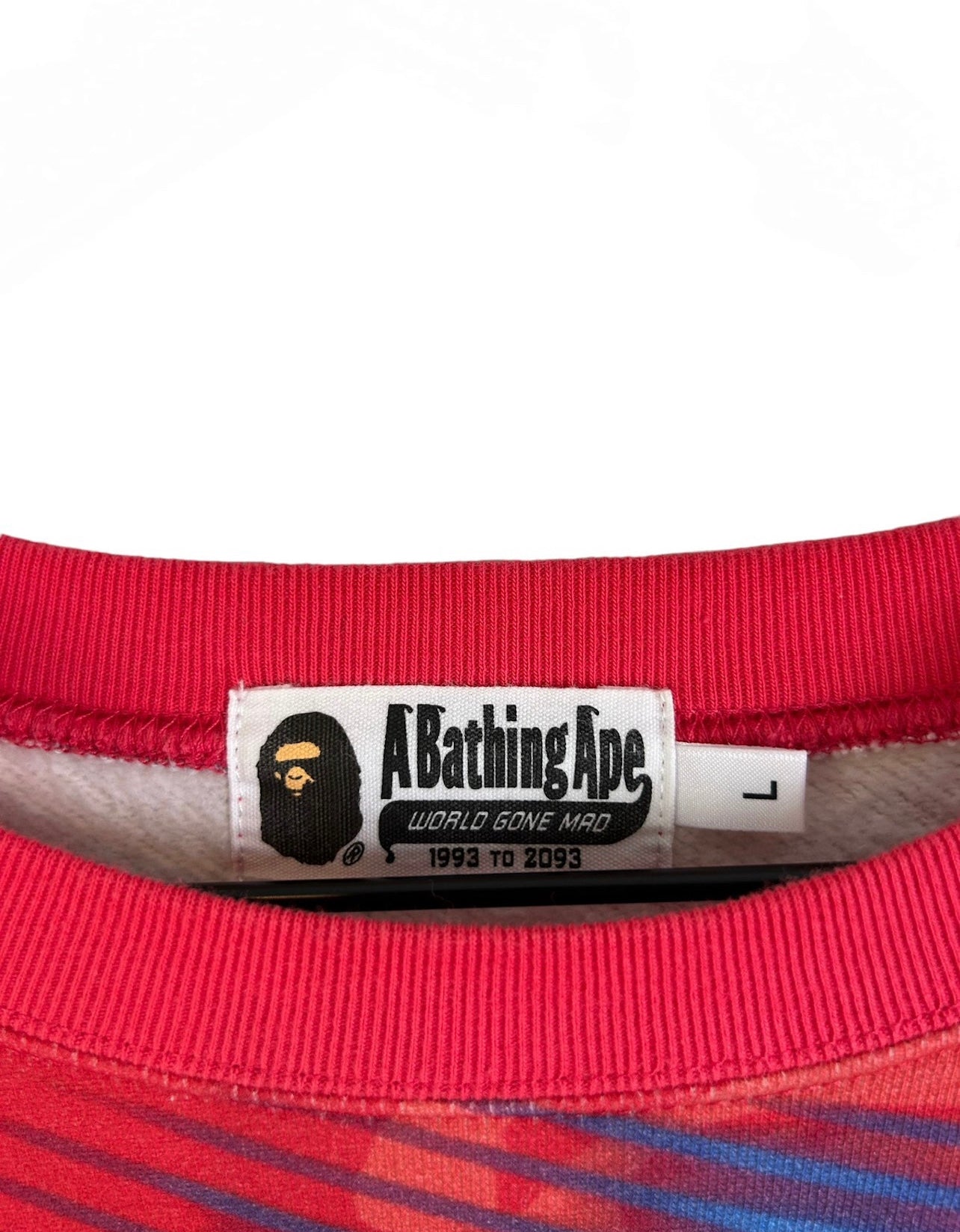 Bape Camo Head Logo Sweatshirts Size: L