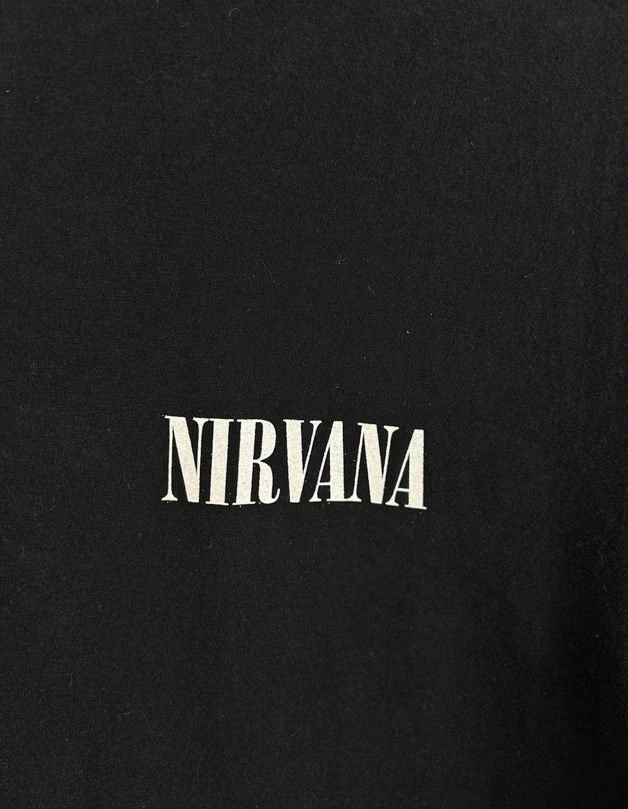 Number Nine x Nirvana Back Logo Print T-Shirts Size: 3