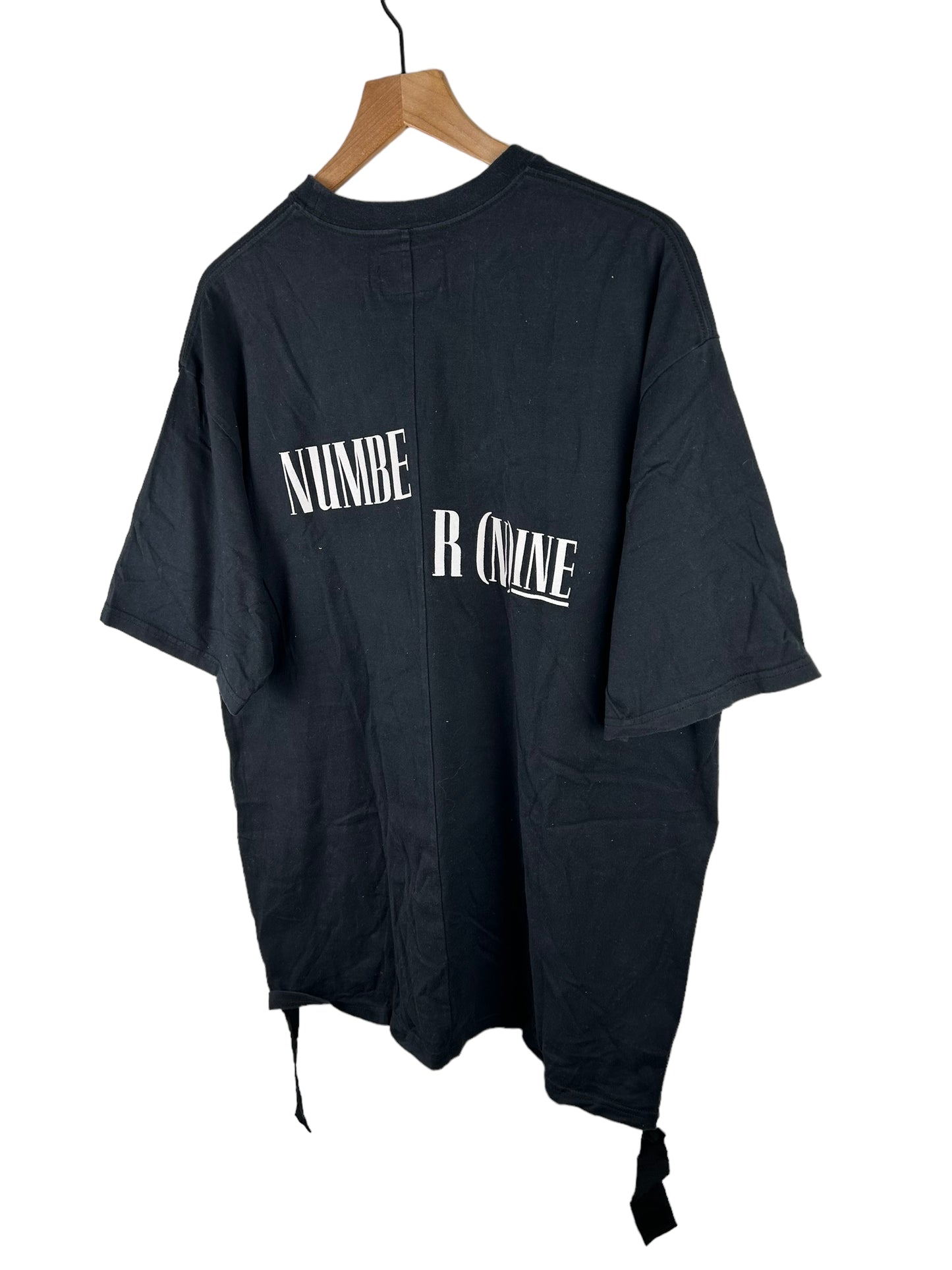 Number Nine Back Logo Print T-Shirt Size: 3