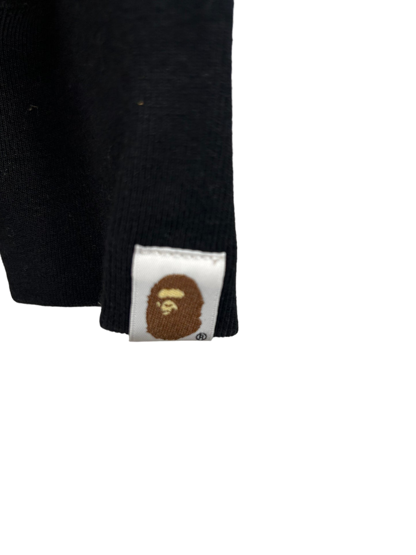 Bape Tape Logo Pullover Hoodie Size: L