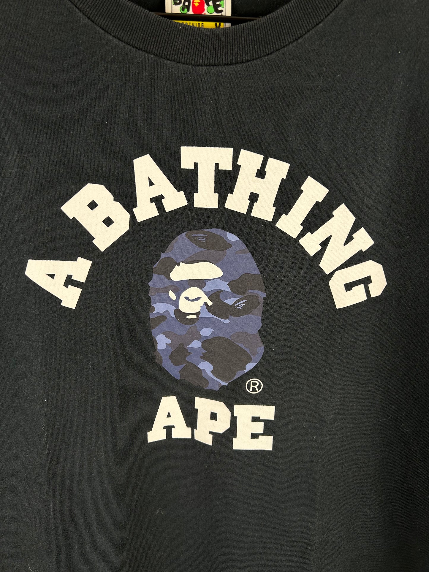 Bape Camo Collage Logo Print T-Shirt Size: M